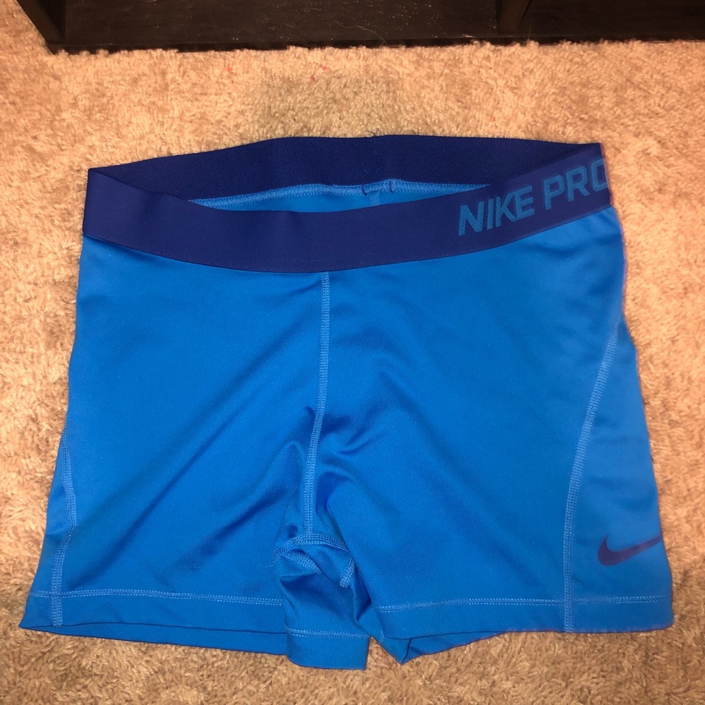 Blue nike pros